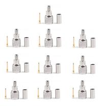 Conector Areyourshop Mini-UHF Male Crimps para cabo RG-58/U