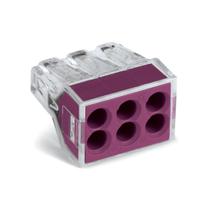 Conector Automático 773-106 Até 2,5MM 6 Polos - Wago Conector Automático 773-106 Até 2,5MM 6 Polos - Wago
