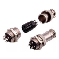 Conector Aviação Modelo GX16 2 Pinos com Cap
