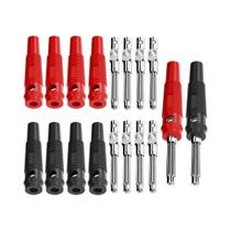 Conector Banana Empilhável De 4mm 32A De Alta Corrente Com Trava De Parafuso Em Cobre, 10 Peças Para Conector Banana Empilhável De 4mm 32A De Alta Corrente Com Trava De Parafuso Em Cobre, 10 Peças Para