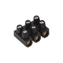 Conector barra com 3 bornes fame 6mm