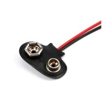 Conector Bateria 9V Snap Clip Suporte Fios Lead Profissional Alta Qualidade Eletrônica UN