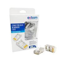 Conector Blindado RJ45 100 UnidadesME