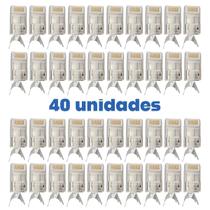 Conector Blindado Vazado RJ45 CAT 7 Profissional