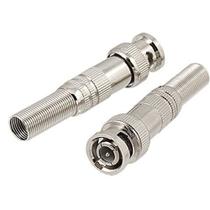 Conector Bnc De Mola P/solda P/ Cabo Coaxial Câmera C/10