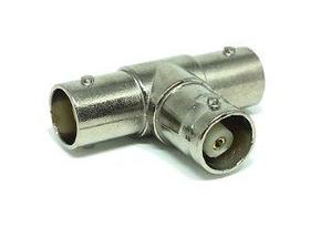 Conector bnc emenda t coaxial