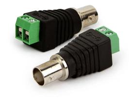 Conector Bnc Femea Com Borne Para Cftv - 10 unidades