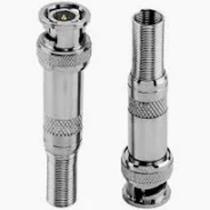 Conector BNC Macho com Mola e Parafuso - Diversos Conector BNC Macho com Mola e Parafuso - Diversos