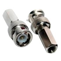 Conector BNC Macho p/ coaxial Twist-On BNC-TWIST RG59 Rosca fácil