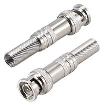 Conector BNC Macho Parafuso Com Mola - 5 unidades