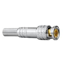 Conector BNC Mola Parafuso Prime FC Dourado