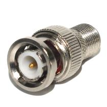 Conector BNC Para Fêmea Coaxial