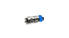 Conector BNC RG-59 compressão azul NF-33