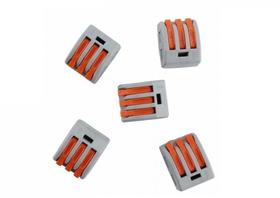 Conector Borne Emenda 3 Fios - Modelo Pct-213 - 10 Peças
