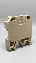Conector Borne Passagem 10mm Bege 10 Unidades