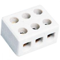 Conector Brasfort Porcelana 10Mm Trif 8610 - Kit C/50 Unidades Conector Brasfort Porcelana 10Mm Trif 8610 - Kit C/50 Unidades