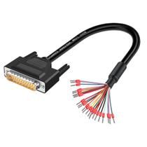 Conector Breakout sem solda ANMBEST DB25 macho com cabo de 1,5 m Conector Breakout sem solda ANMBEST DB25 macho com cabo de 1,5 m