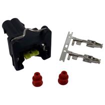 Conector Bulldog 2 Vias ETE6743 Bico Injetor EV6 - Cód.6005 Conector Bulldog 2 Vias ETE6743 Bico Injetor EV6 - Cód.6005