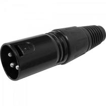 Conector Cannon Macho PGCN0013 Preto Storm - PCT / 10 Conector Cannon Macho PGCN0013 Preto Storm - PCT / 10