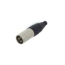 Conector Cannon Macho Xlr Sa2x Niquelado Santo Angelo Preto Conector Cannon Macho Xlr Sa2x Niquelado Santo Angelo Preto