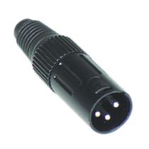 Conector Canon Macho CSR Q-103BK Preto Inteiro