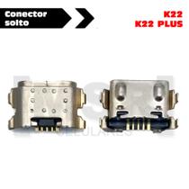 Conector carga celular LG modelo K22 e K22 PLUS Conector carga celular LG modelo K22 e K22 PLUS
