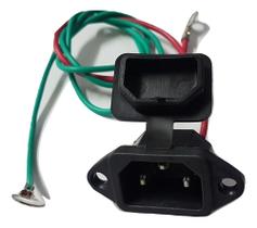 Conector Carregador Bateria Bicicleta Elétrica Sousa 350w 48v / e ou Eco Bike 350w 48v