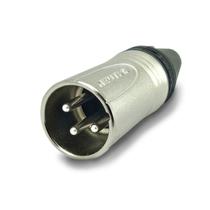 Conector Carregador XLR 3 Pinos Macho