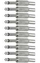 Conector CESS de 6,35 mm TS Audio Phono Tone Male Plug Cable (pacote com 10) Conector CESS de 6,35 mm TS Audio Phono Tone Male Plug Cable (pacote com 10)