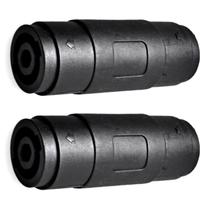 Conector CESS Speaker/Amp Speakon fêmea para fêmea de 4 pólos (pacote com 2)