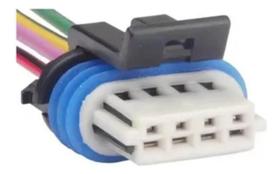 Conector Chicote 4 Vias Da Bobina De Ignição Chevrolet Onix