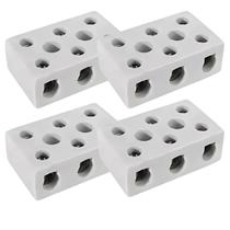 Conector Chuveiro de Porcelana Tripolar 50a 16mm 4un Branco