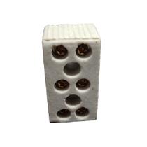 Conector Chuveiro Tripolar 6mm Porcelana Emenda 50a 600v Conector Chuveiro Tripolar 6mm Porcelana Emenda 50a 600v
