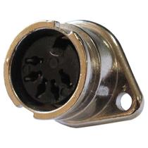 Conector Circular Fêmea 5 vias 5A Metaltex