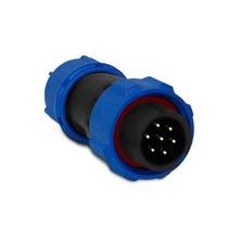 Conector circular sp1310 macho pendente 7 pinos ip68 sibratec