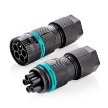 Conector Circular THB.387.B5A.L Macho 5P 0,25 a 1,00mm IP68 - Techno