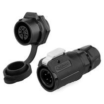 Conector CNLINKO IP68 Painel circular M16 5 pinos impermeável