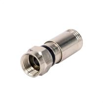 Conector Coaxial Pressão Rg6 - Kit Com 5