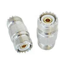 Conector Coaxial RF UHF De 4 Furos Com Flange PL259 SO239 Tipo T Divisor De 3 Vias Macho Fêmea Jack