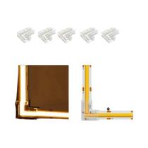 Conector COB De 8mm 5-24v 2 Pinos Para Extensão De Fita LED Com Clipe Fixo De Terminal Simples E