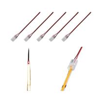 Conector COB De 8mm 5-24v 2 Pinos Para Extensão De Fita LED Com Clipe Fixo De Terminal Simples E