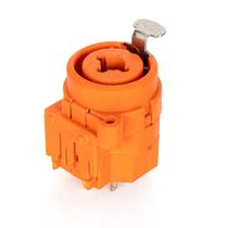 Conector Combo Profissional Laranja - Cirilo Cabos Conector Combo Profissional Laranja - Cirilo Cabos