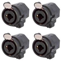 Conector Combo Xlr Fêmea Painel 3p Wc 330 Wireconex 04 Unidades F108
