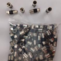 Conector compressão rg-6 kit c/ 50-unidades