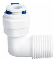 Conector Cotovelo 90 Engate Rápido 3/8" x Rosca Macho 3/8" para Água Alta Resistência Conector Cotovelo 90 Engate Rápido 3/8" x Rosca Macho 3/8" para Água Alta Resistência