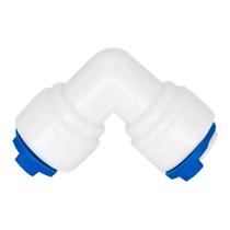 Conector Cotovelo Joelho Engate Rápido 3X8 para 5X16 Filtro, Purificador, Osmose Reversa e Mangueira