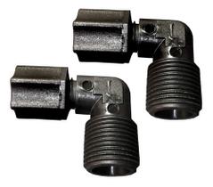 Conector Cotovelo Macho Mangueira 1/4 Rosca 3/8 Preto 1un Conector Cotovelo Macho Mangueira 1/4 Rosca 3/8 Preto 1un