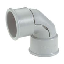 Conector Curvo 1/2" Cinza para Eletrodutos - Plastibox Tramontina