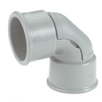Conector Curvo Plastibox Cinza 34 Conector Curvo Plastibox Cinza 34
