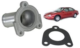 Conector Da Valvula Termostatica ( Ford Taurus 97 3.0 24 Valvulas ) - Marca Memorial - Codigo F6DZ8592AAX - F6DZ8592AAX